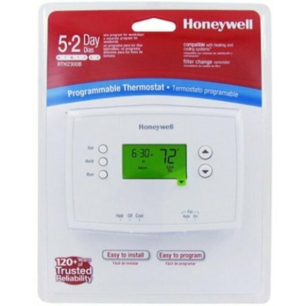 Honeywell 5-2Day Programmable Thermostat RTH2300B1038